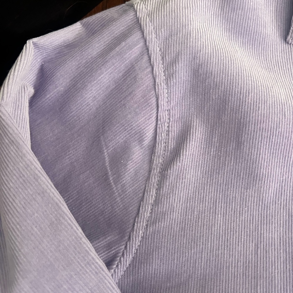Wild Fable Lavender Corduroy Button-Up Shirt Jacket- pockets – Size Small – NWT - Picture 4 of 6